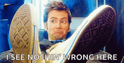 Doctor Who Not That There's Anything Wrong With That GIF