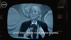 Doctor Who The First Doctor William Hartnell No Regrets Speech GIF