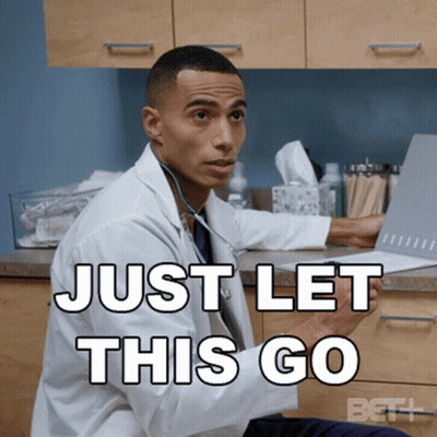 Doctor With Stethoscope Says Just Let This Go GIF