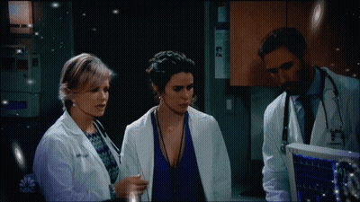 Doctors Looking At Monitor Saying NBC GIF