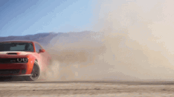 Dodge Challenger 2018 Desert Drift GIF 