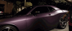 Dodge Challenger Purple Paint Job