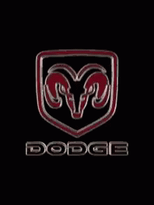 Dodge Logo With Red Ram GIF