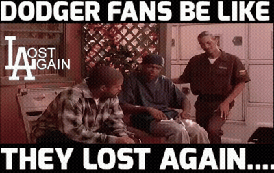 Dodger Fans Be Like They Lost Again GIF