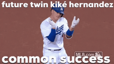 Dodgers Baseball Player Future Twin Kike Hernandez Common Success GIF