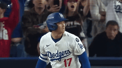 Dodgers Baseball Player Smiling In Helmet GIF