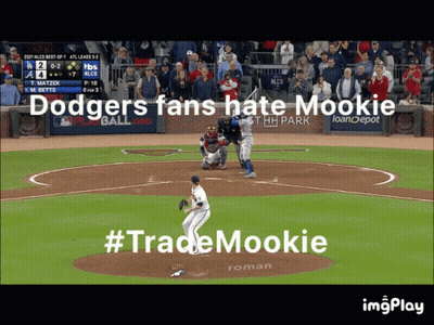 Dodgers Fans Hate Mookie GIF