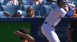Dodgers Freddie Freeman Pitching Strikeout GIF