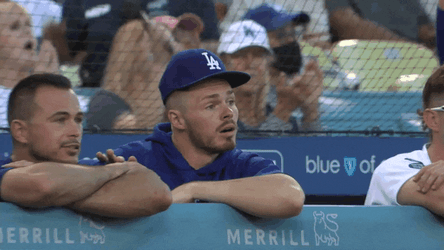Dodgers Gavin Lux Disbelief Reaction GIF