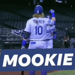Dodgers Justin Turner Cheering Mookie Betts GIF