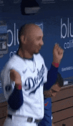 Dodgers Mookie Betts Dancing Cutely GIF