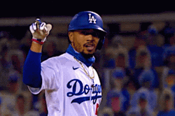 Dodgers Mookie Betts Hand Signal GIF