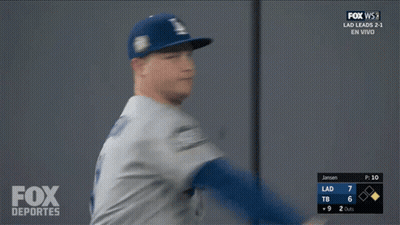 Dodgers Player Number 31 On Fox Sports GIF
