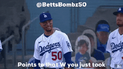 Dodgers Player Number 50 GIF