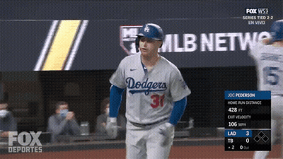 Dodgers Player Running Home GIF