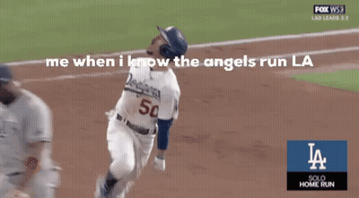 Dodgers Player Running On Field GIF