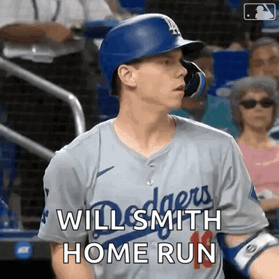 Dodgers Player Saying Will Smith Home Run GIF