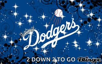 Dodgers Poster 2 Down 2 To Go