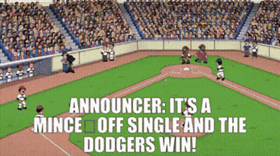 Dodgers Win Mince Off Single GIF