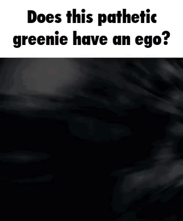 Does This Pathetic Greenie Have An Ego ? A Close Up Of A Person 'S Face With Glasses . GIF