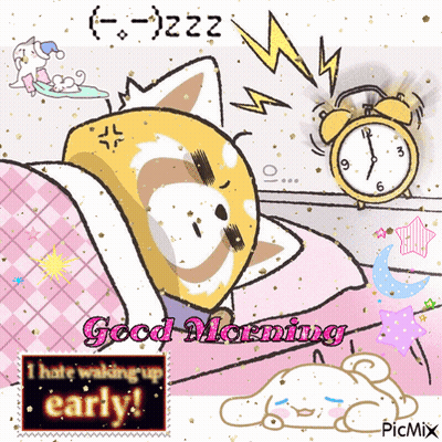 Dog Alarm Clock Says I Hate Waking Up GIF