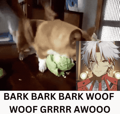 Dog And Boy Bark Bark Bark Woof Woof Grr Awooo GIF