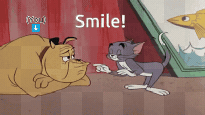 Dog And Cat Saying Smile GIF