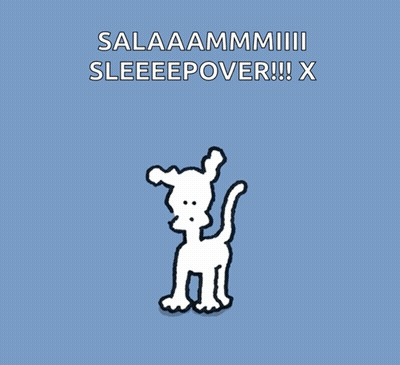 Dog Cartoon Salaaammiiii Sleepeeover GIF