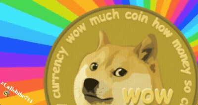 Dog Coin Saying Wow Much Money GIF