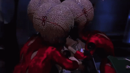 Dog Experiment Mars Attacks GIF