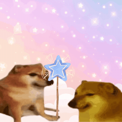 Dog Holding Wand With Nut GIF
