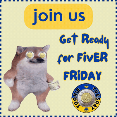 Dog In Glasses With Money Join Us For Fiver Friday GIF