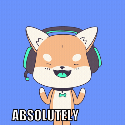 Dog In Headphones Absolutely Do GIF