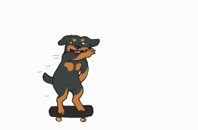 Dog In Hood Eating Cereal From Bowl GIF