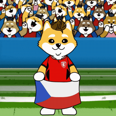 Dog In Red Shirt With Lion GIF