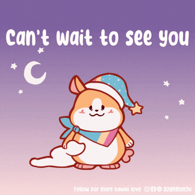 Dog In Sleep Cap Can't Wait To See You GIF