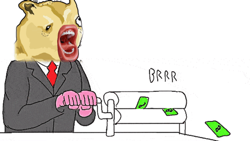 Dog In Suit And Tie With Brrr GIF