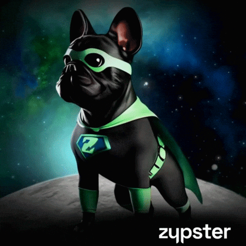 Dog In Superhero Costume Zupster GIF