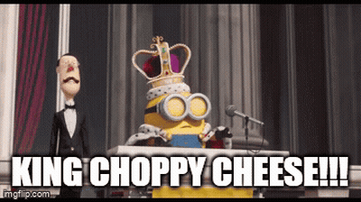 Dog In Yellow Shirt And Red Shorts Holding Lollipop And Hat GIF