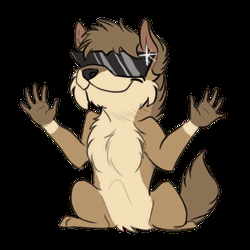 Dog Jazz Hand Shake GIF