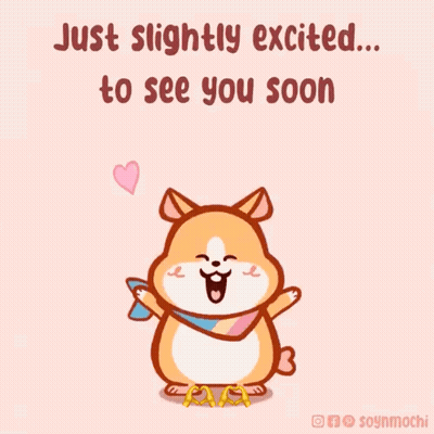 Dog Just Slightly Excited To See You Soon GIF