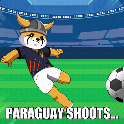 Dog Kicking Soccer Ball Paraguay Shoots GIF