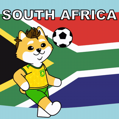 Dog Kicking Soccer Ball South Africa GIF