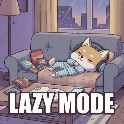 Dog Laying On Couch Lazy Mode GIF