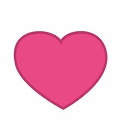 Dog Leaping Inside Big Heart Love GIF