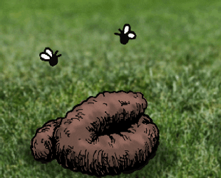 Dog Licking Poop On The Ground GIF