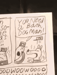 Dog Man Comic Clips GIF