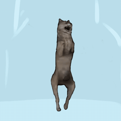 Dog On Hind Legs Mouth Open GIF