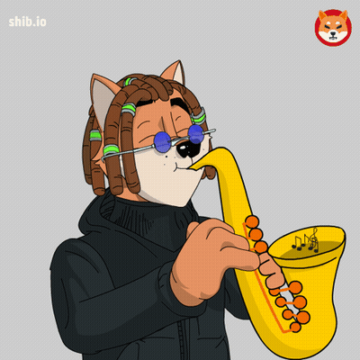 Dog Playing Saxophone GIF