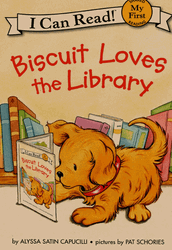 Dog Reading Book Loves Library